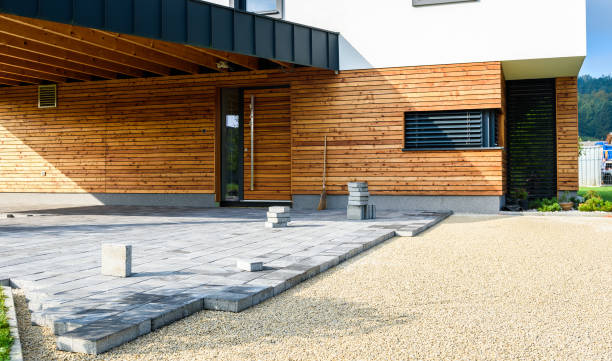 Residential Paver Driveway in Fort Lee, VA